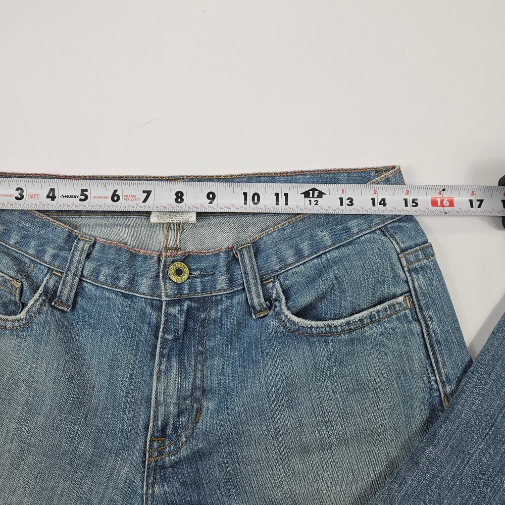 Y2k Gap Jeans Low-Rise Embroidered Cropped - Size 6 - Picture 7 of 8